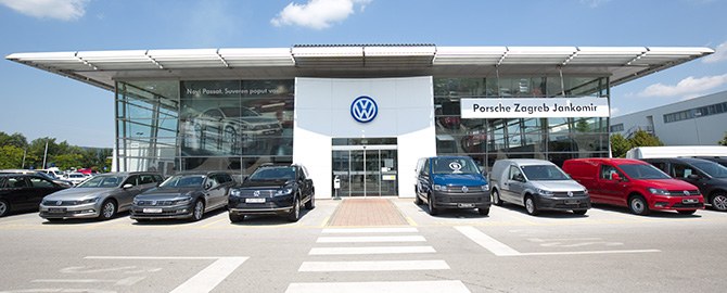 Porsche Interauto,Jankomir Zagreb,VW prodajni salon i servis